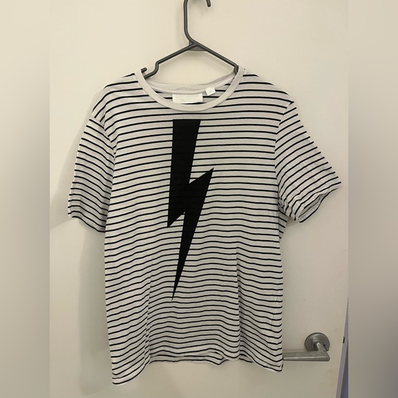 Neil Barrett striped thunder bolt shirt - Picture 4 of 7